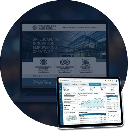 Advanced law firm sited SEO