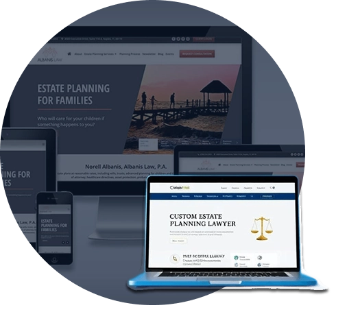 Estate Planning Attorney Website Design 6 Custom Estate Planning Attorney Website Design In USA