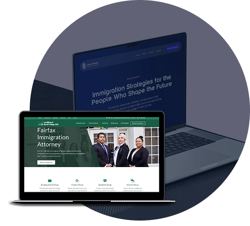 Custom Immigration Firm Web Design