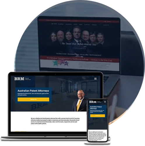 Custom IP Attorney Website Design