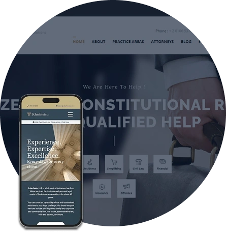 PPC Landing Page designs for Business Law Wbsites