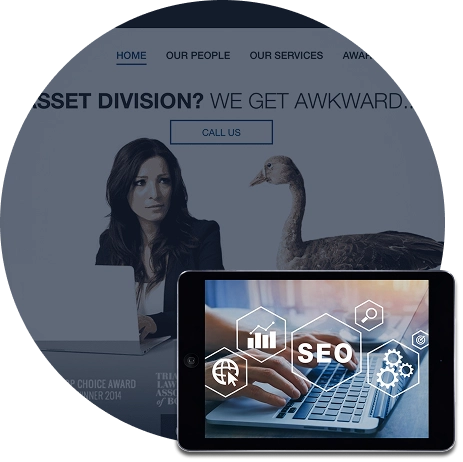 SEO & Local SEO Strategy for litigation attorney web design
