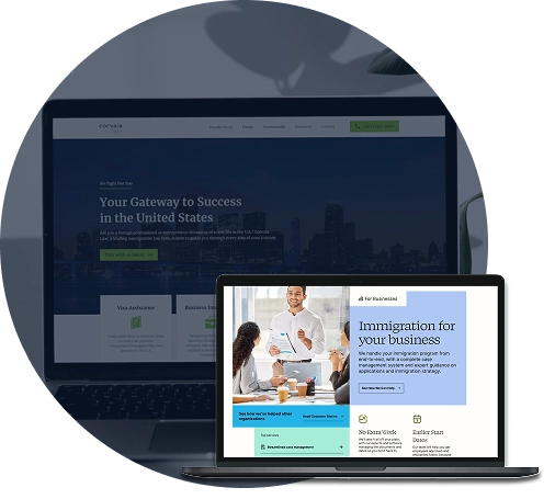 Web Redesign & for Immigration Firm Web DesignOptimization