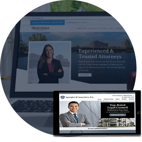 Chicago Attorney Website Design 7 Website & Landing Pages Redesign of law firm sites in Chicago
