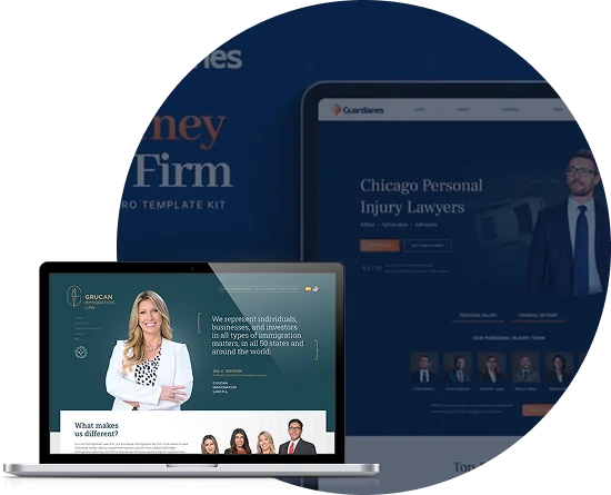 Washington DC practice area webpage designs
