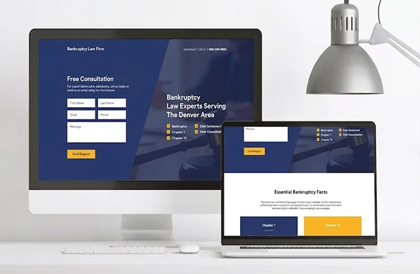 Bankruptcy Attorney Website Design