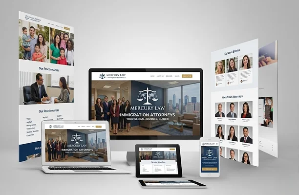 Immigration Attorney Web Design Project