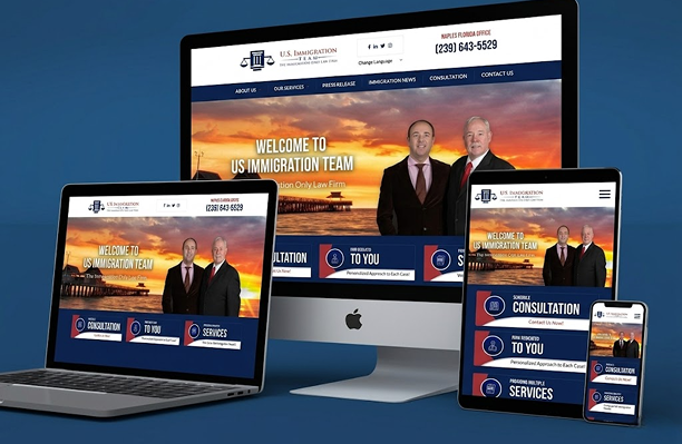 Immigration Legal Services UI Design