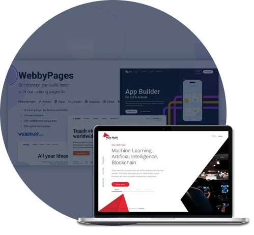 Landing page designs of real estate law firm wesites